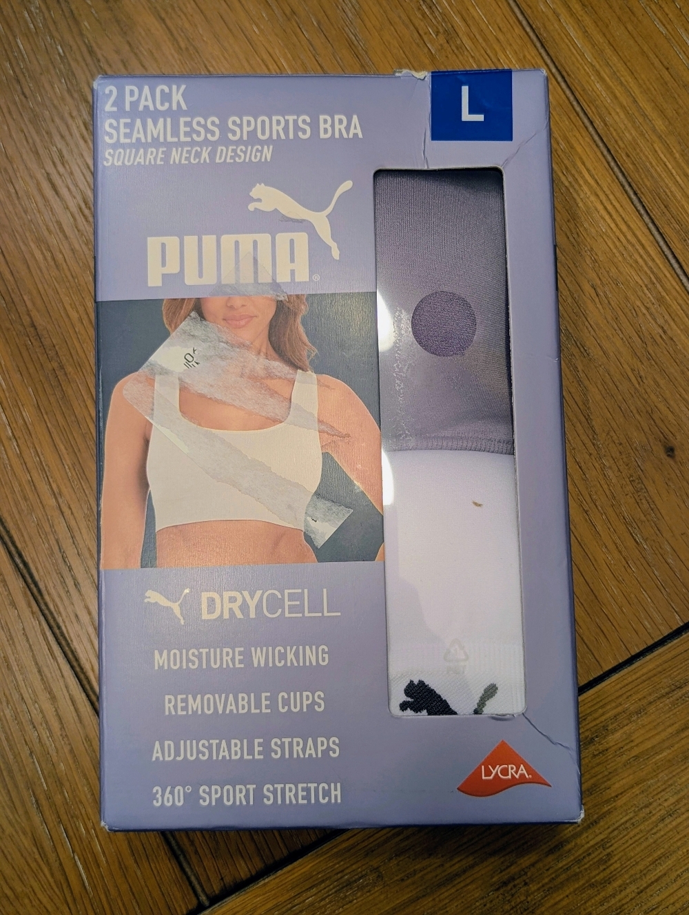 Puma Drycell Seamless Sports Bra 2PK - Picture 2 of 10